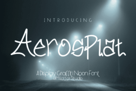 Aerosplat Font