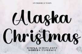 Alaska Christmas Font
