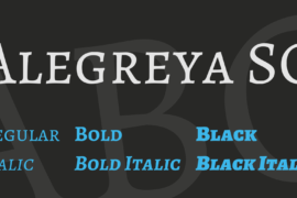 Alegreya SC Font Family