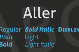 Aller Font Family