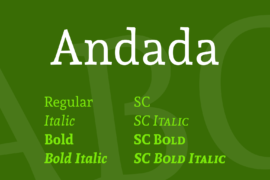 Andada Font Family