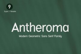 Antheroma Font Family