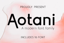 Aotani Font Family