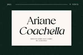 Ariane Coachella Font Family