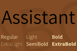 Assistant Font Family