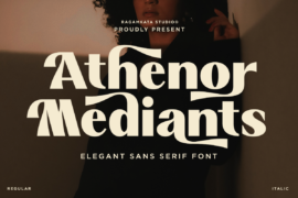 Athenor Mediants Demo Font
