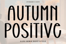 Autumn Positive Font