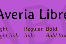 Averia Libre Font Family