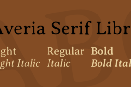 Averia Serif Libre Font Family