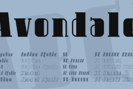 Avondale Font Family