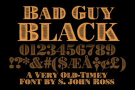 Bad Guy Black Font
