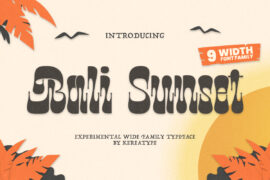 Bali Sunset Demo Font Family