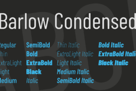 Barlow Condensed Font Family