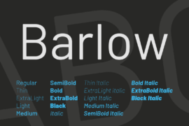 Barlow Font Family