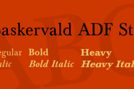 Baskervald ADF Std Font Family