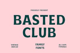 Basted Clubs Font Family