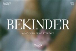 Bekinder Font Family