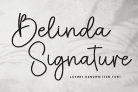 Belinda Signature Font