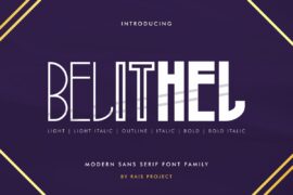 Belithel Demo Font Family