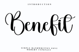 Benefit Font