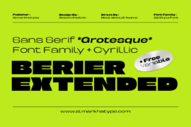 BERIER Font Family