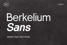Berkelium Sans Font Family