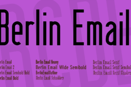 Berlin Email Font Family