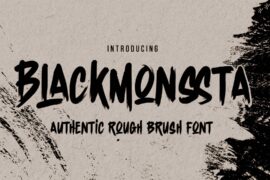 Blackmonssta Font