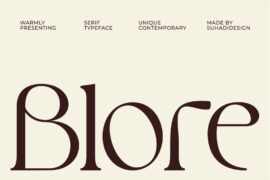 Blore DEMO Font