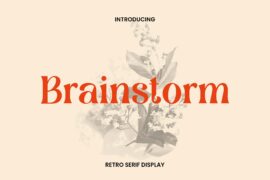 Brainstorm Font