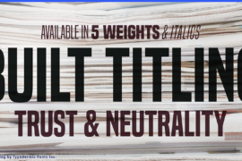 Built Titling Font Family