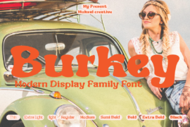 Burkey Font Family