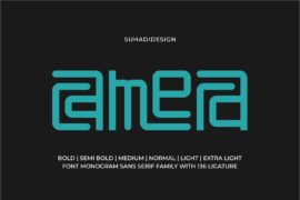 Camera DEMO Font Family