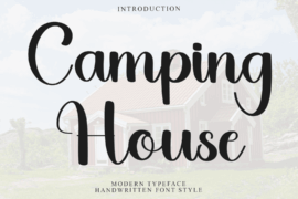 Camping House Font