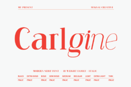 Carlgine Font Family