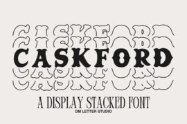 Caskford Stacked Font
