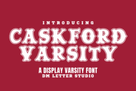 Caskford Varsity Font