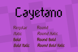 Cayetano Font Family