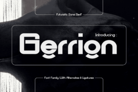 CF Gerrion DEMO Font Family