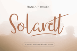 CF Solarett DEMO Font Family