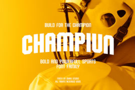 Champiun – Free Personal Use Font Family