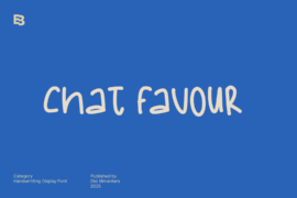 Chat Favour Font