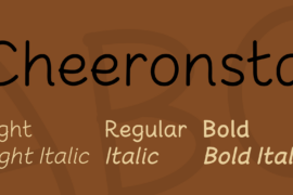 Cheeronsta Font Family