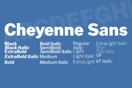 Cheyenne Sans Font Family