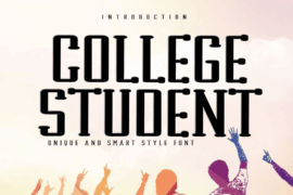 College Student Font