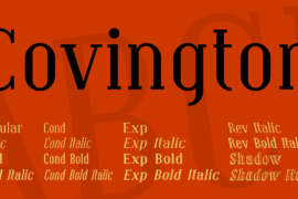 Covington Font Family