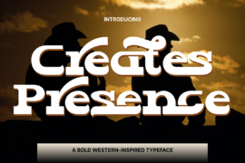 Creates Presence Demo Font
