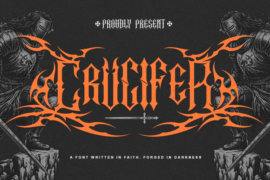 Crucifer – Personal use Font