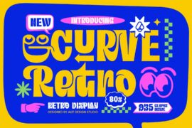 Curve Retro Font
