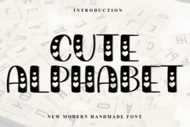 Cute Alphabet Font